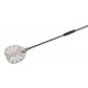 PALETTINO PER PIZZA ACCIAIO INOX RINFORZATO CM.26 MANICO 120 CM. ALICE