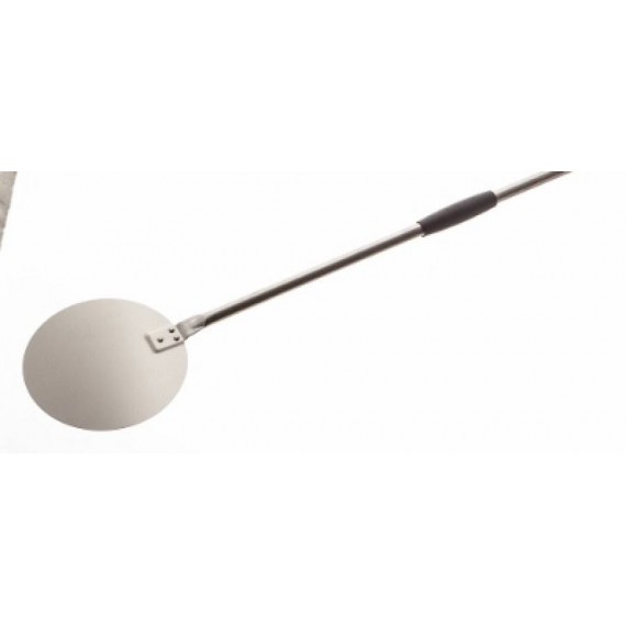 PALETTINO PER PIZZA ACCIAIO INOX CM.20 MANICO 120 CM. AZZURRA