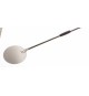 PALETTINO PER PIZZA ACCIAIO INOX CM.26 MANICO 120 CM. AURORA