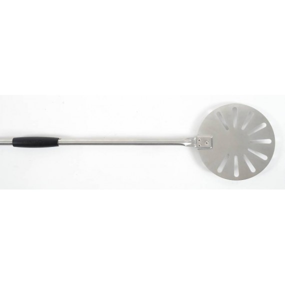 PALETTINO PER PIZZA ACCIAIO INOX RINFORZATO CM.26 MANICO 120 CM. ALICE