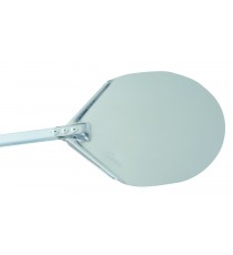 PALA PER PIZZA IN ALLUMINIO RETTANGOLARE CM.41x41 MANICO 60 CM. AZZURRA