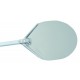 PALA PER PIZZA IN ALLUMINIO RETTANGOLARE CM.41x41 MANICO 60 CM. AZZURRA