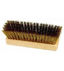 SPAZZOLA PER GRIGLIA CON SETOLE IN ACCIAIO INOX 14x4,5 CM. MANICO IN PLASTICA