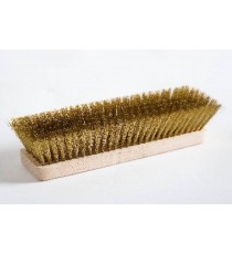 SPAZZOLA DI RICAMBIO CON SETOLE IN OTTONE 20x6 CM.