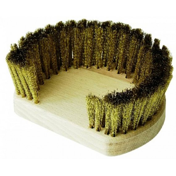 SPAZZOLA DI RICAMBIO CON SETOLE IN FIBRA NATURALE 20x6 CM.