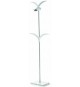 APPENDIPALE 6 PEZZI IN ACCIAIO INOX CON BASE IN MARMO 25x35x183 CM.