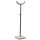 APPENDIPALE 4 PEZZI IN ACCIAIO INOX CON BASE IN MARMO 25x35x220 CM.