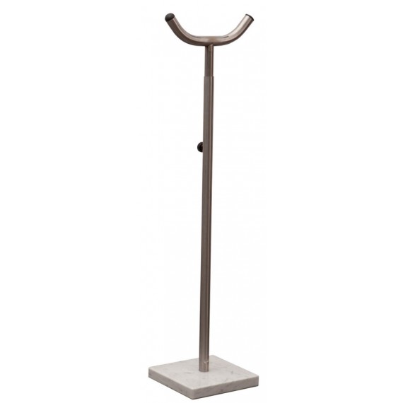 APPENDIPALE 4 PEZZI IN ACCIAIO INOX CON BASE IN MARMO 25x35x220 CM.