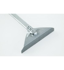 RASTRELLO 24 CM. IN ACCIAIO INOX PER RECUPERO CORPI SOLIDI MANICO 200 CM. IN ALLUMINIO