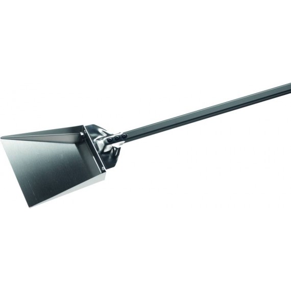 RASTRELLO 24 CM. IN ALLUMINATO PER RECUPERO CORPI SOLIDI MANICO 150 CM. IN ALLUMINIO