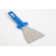 TEGLIA RETTANGOLARE PER PIZZA IN LAMIERA BLUITA BORDO SVASATO 40x60x3 CM.