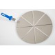 VASSOIO 6 SPICCHI 45 CM. IN ALLUMINIO