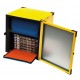 PALA PER PIZZA RETTANGOLARE FORATA CM.33x33 CARBON