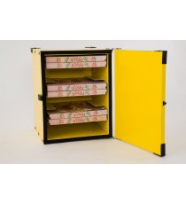 BOX RIGIDO COIBENTATO PER TRASPORTO PIZZA PER 2 BORSE TERMICHE 50 CM.