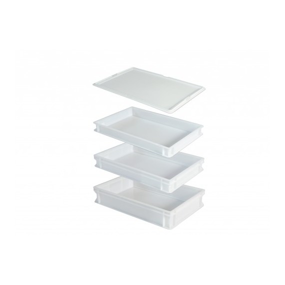 CASSETTA IN PLASTICA 55,5x35,5x7 CM.