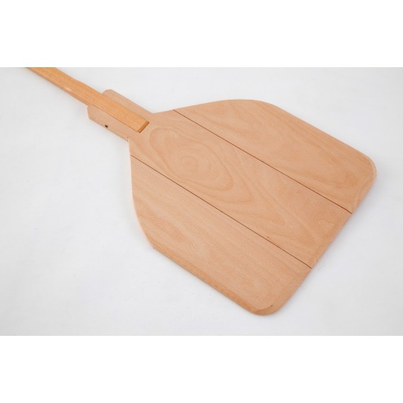 PALA PER PIZZA RETTANGOLARE FORATA CM.33x33 CARBON