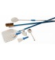 SET PIZZA PROFESSIONALE 7 ARTICOLI PALA 33 CM. FORATA AZZURRA