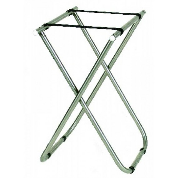 CARRELLO ACCIAIO INOX CON 1 CASSETTO 2 RIPIANI IN LEGNO LAMINATO CON CUPOLA  1 SUP. ESTR. LINEA LAMINATO STANDARD 98x52x93 CM.