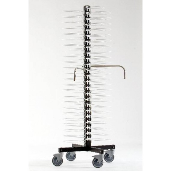 PORTAPIATTI DA BANCO PER 24 PIATTI 18-23 CM.
