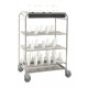 CARRELLO SCOLAPIATTI IN ACCIAIO INOX PER 248 PIATTI