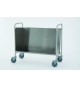 CARRELLO PORTAPIATTI E PORTAVASSOI IN ACCIAIO INOX