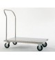 CARRELLO PORTACASSE IN ACCIAIO INOX 57x97x103 CM.
