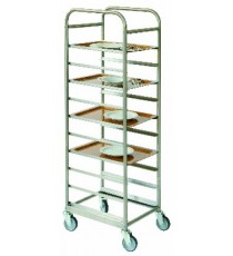 CARRELLO RITIRO VASSOI 30 POSTI EURONORM 37x53 CM.