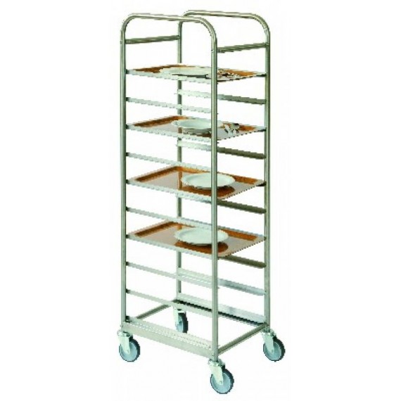CARRELLO RITIRO VASSOI 30 POSTI EURONORM 37x53 CM.