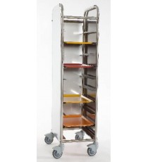 2 TAMPONATURE LATERALI IN ACCIAIO INOX PER CARRELLO RITIRO VASSOI