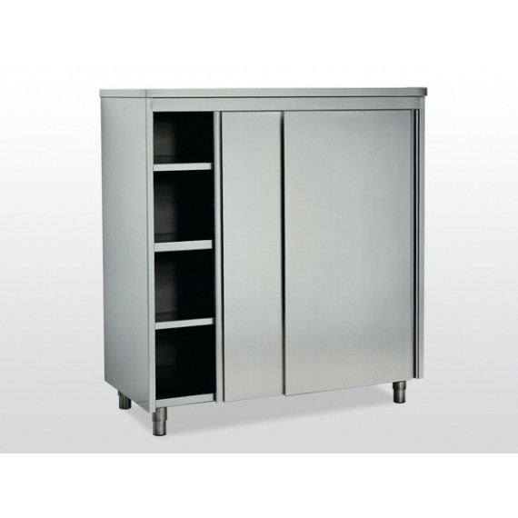Armadio neutro verticale con 2 porte scorrevoli profondità 600 altezza 1500mm