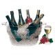 Secchio Vino Con Maniglie In Acrilico Diam. 18,5 cm