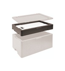 Contenitore Isotermico GN 1/1 PPE Nero