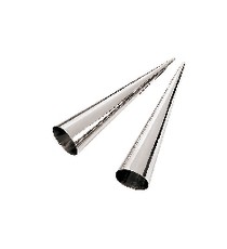 Conf. 10 Pz Cannoli In Acciaio Inox