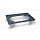 CARRELLO BOX-SERVICE CON RUOTE (2 RUOTE CON FRENO)