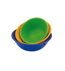 Cestino In Polipropilene Per Impasto Rotondo Diam 19 cm Verde -  500 Gr