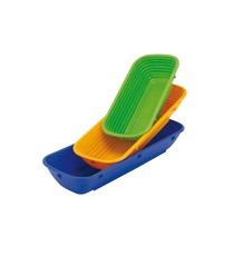 Cestino In Polipropilene Per Impasto Rotondo Diam 25 cm Blu - 1,5 Kg
