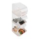 Vassoio Da Pasticceria In Acciaio Inox Dim. 45x34 cm
