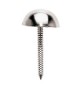 Conf. 10 Pz Chiodi Per Fiori Cm 3,5 Testa Fungo In Acciaio Inox