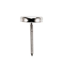 Conf. 10 Pz Chiodi Per Fiori Cm 3,3 Testa Concava In Acciaio inox L. 33 cm