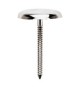 Conf. 10 Pz Chiodi Per Fiori Cm 4,5 Testa Fungo In Acciaio Inox