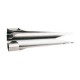 Conf. 6 Pz Bocchetta S.Honore' In Acciaio Inox Diam. 30 mm
