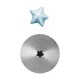 Conf. 4 Pz Leva Fiori In Acciaio Inox Diam. 34 mm
