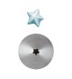 Set 6 Pz Bocchette Foro A Stella 3 mm In Acciaio Inox (5 Punte)