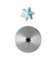 Set 6 Pz Bocchette Foro A Stella 3 mm In Acciaio Inox (6 Punte)