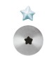 Set 6 Pz Bocchette Foro A Stella 5 mm In Acciaio Inox (5 Punte)
