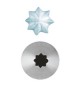 Set 6 Pz Bocchette Foro A Stella 7 mm In Acciaio Inox (8 Punte)