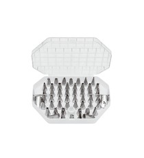 Set 38 Bocchette Assortite In Acciaio Inox