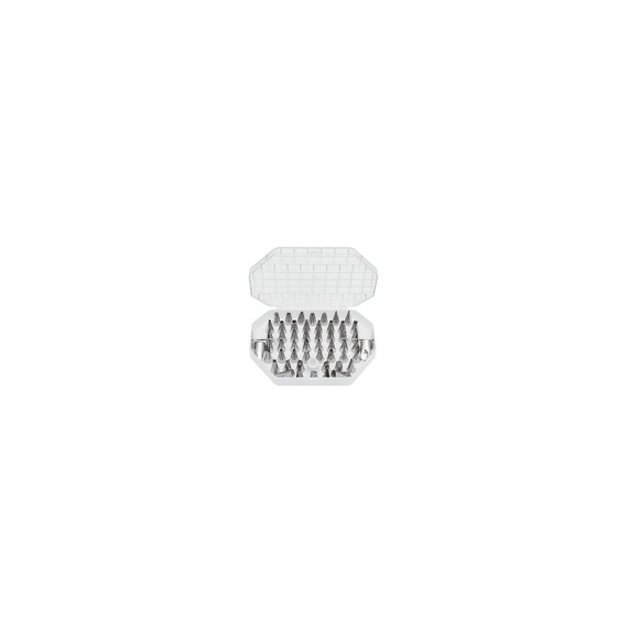 Set 38 Bocchette Assortite In Acciaio Inox