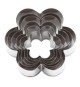 Tagliapasta Rosa In Acciaio Inox Dim. 10 cm