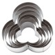 Tagliapasta Rosa In Acciaio Inox Dim. 10 cm